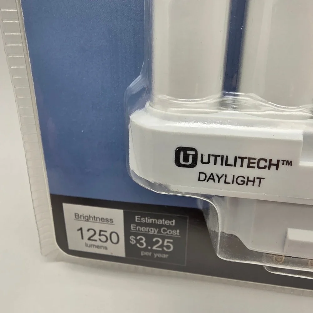 Utilitech 75w Replacement CFL Light Bulb Daylight 27w GX10Q 4 Pin Non Dimmable